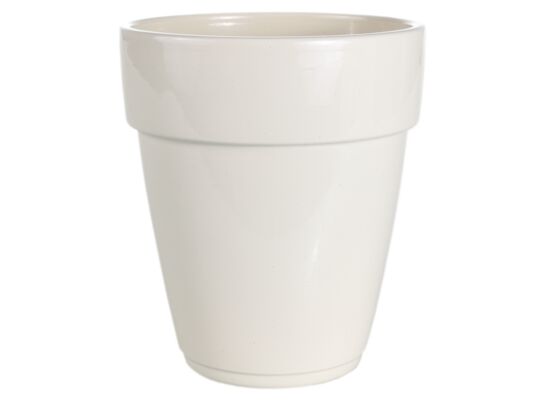 Osłonka storczyk ceramiczna 13 cm krem CERMAX