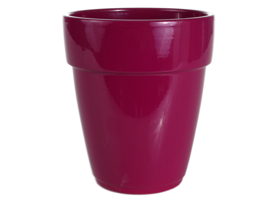 Osłonka storczyk ceramiczna 13 cm róż CERMAX