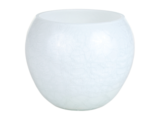 Osłonka szklana fiona kula biała CERMAX