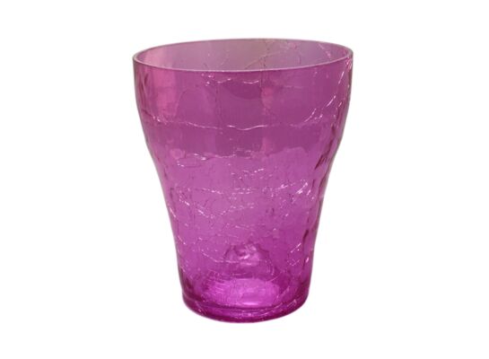 Osłonka szklana storczyk 15 cm kielich róż CERMAX