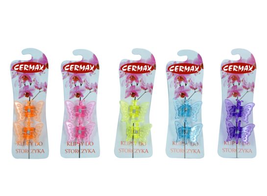 Klipsy do storczyka motylki 2szt./kpl. CERMAX