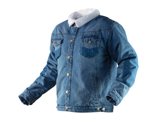 Kurtka jeansowa ocieplana DENIM rozmiar L