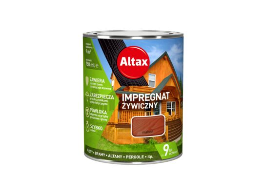 Impregnat żywiczny 0,75 l mahoń Altax