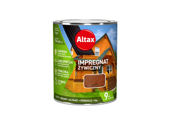 Impregnat żywiczny 0,75 l orzech Altax 