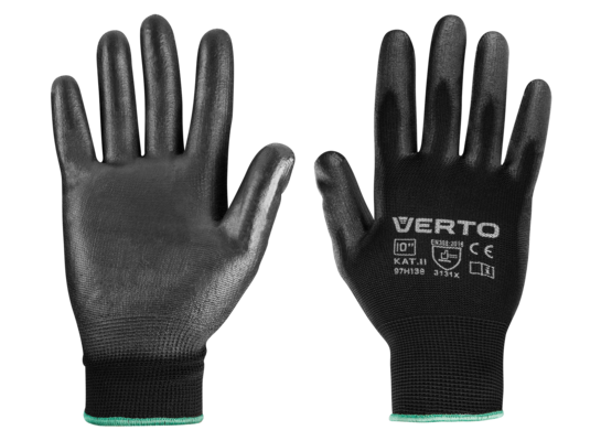 Rękawice ogrodowe pokryte PU rozmiar 10"