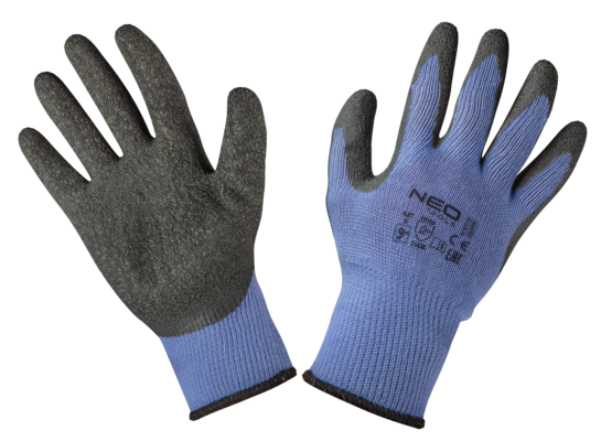 Rękawice robocze bawełna z poliestrem pokryta lateksem 2143X rozmiar 9