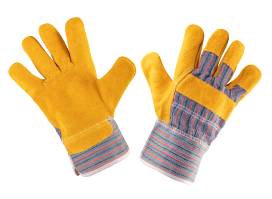 Rękawice robocze dwoina bydlęca żółta 10.5"