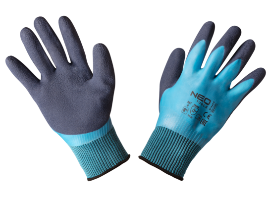 Rękawice robocze poliester pokryty lateksem (2 warstwy) 3141X rozmiar 8