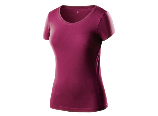 T-shirt damski bordowy rozmiar S