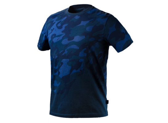 T-shirt roboczy Camo Navy rozmiar S