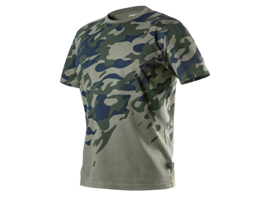 T-shirt roboczy z nadrukiem CAMO rozmiar L