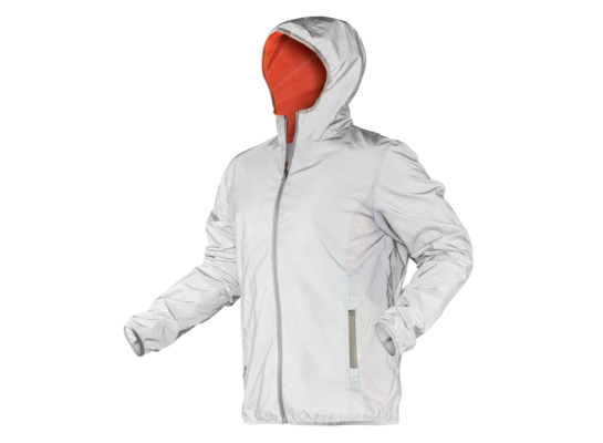 Wiatrówka REFLECTIVE odblaskowy materiał rozmiar XL