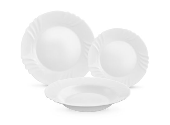 Talerze obiadowe EBRO 18 elementów BORM