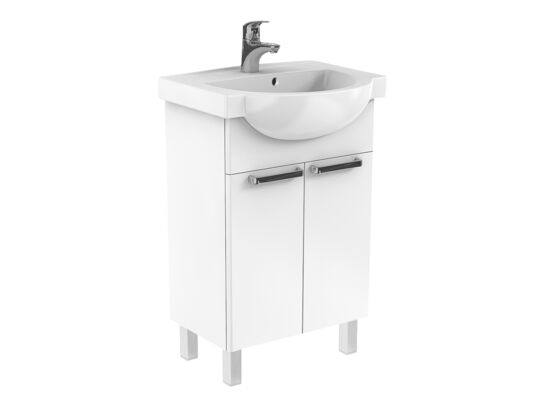 Zestaw szafka + umywalka meblowa  FREJA 55 cm