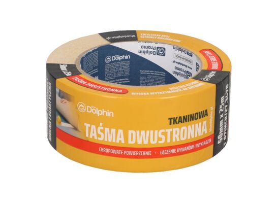 Taśma dwustronna 50 mm x 25 m Blue Dolphin