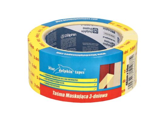 Taśma maskująca 48 mm x 50 m Blue Dolphin