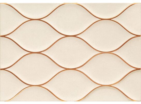 Dekor ścienny Navona beige 25 x 36 Gat.1