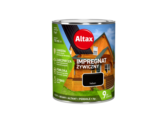 Impregnat żywiczny 0,75 l heban Altax