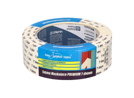 Taśma maskująca 38 mm x 50 m Blue Dolphin