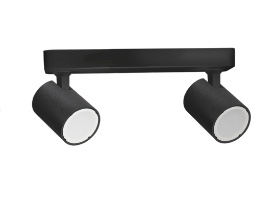 Listwa Snow 2 spoty czarna