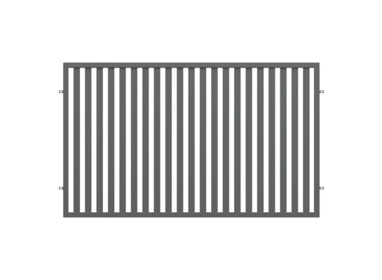 Przęsło Alia 200 x 120 cm antracyt struktura