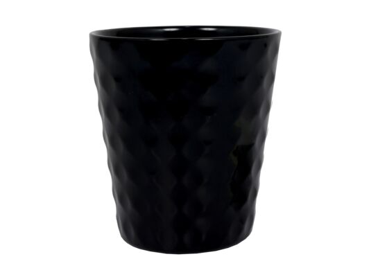 Osłonka ceramiczna borneo czarna 14,2 x 11,6 cm