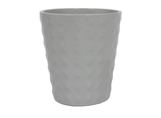 Osłonka ceramiczna borneo szara 14,2 x 11,6 cm