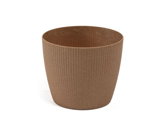 Osłonka-doniczka MAGNOLIA jumper ECO fi 19 naturalne drewno Lamela