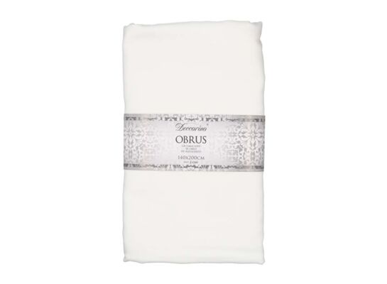 Obrus 140 x 200 cm biały