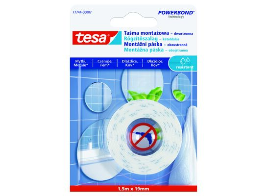 Taśma montażowa do luster 1,5 x 19 tesa