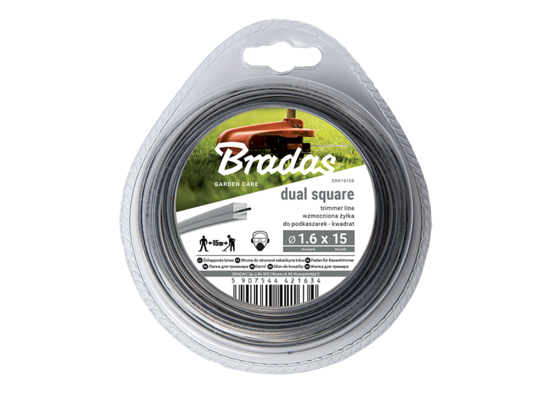 Żyłka RIPPER DUAL, kwadrat, 3,0 mm x 15 m, blister