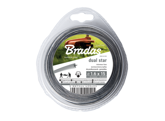 Żyłka RIPPER DUAL, gwiazda, 2,7 mm x 15 m, blister