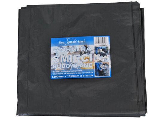 Worki na śmieci budowlane 1200 x 1500 mm 