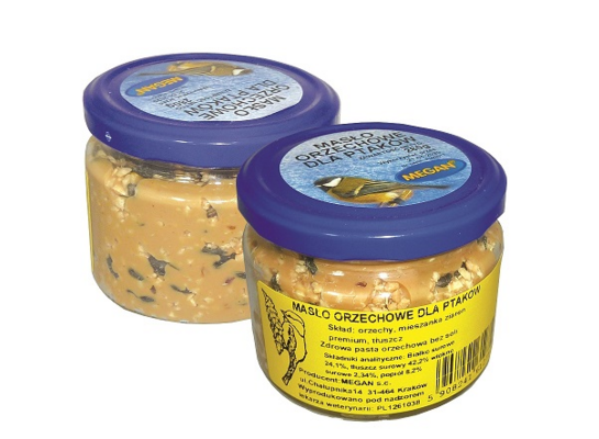 Krem orzechowy 100% naturalny dla ptaków 280 g