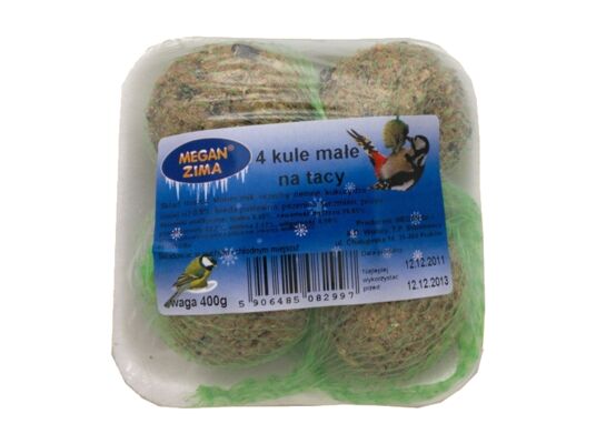 Zestaw dla sikorek 4 kule małe 400 g