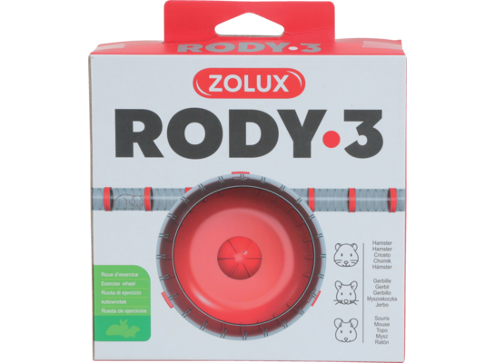 Kołowrotek RODY3 czerwony ZOLUX