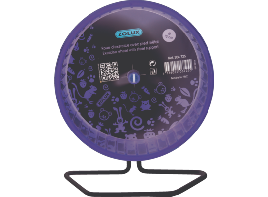 Kołowrotek plastikowy na metalowej podstawie 20 cm seledynowy ZOLUX