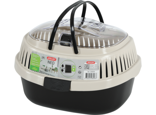 Transporter dla gryzoni NEO czarny/beżowy ZOLUX