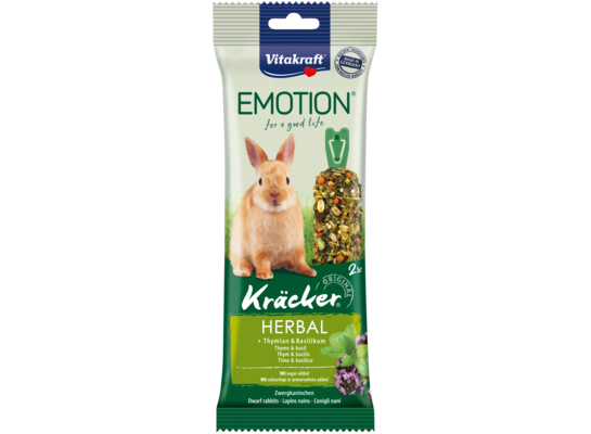 Kolba dla królika Emotion Kracker herbal 2 sztuki Vitakraft