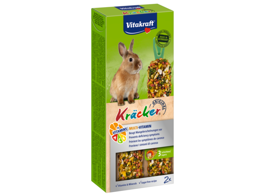 Kolba dla królika Kracker 2szt multiwitamina Vitakraft
