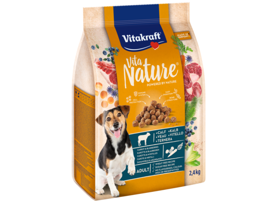 Karma dla psa VITA NATURE cielęcina 2,4 kg sucha Vitakraft