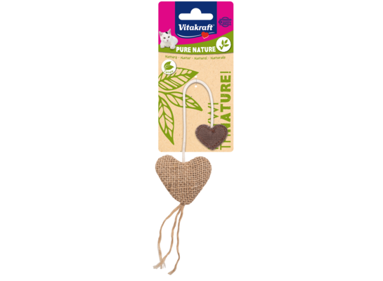 Zabawka dla kota Nature herbaciane serce