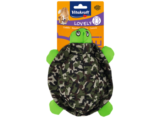 Zabawka dla psa piszczący żółw nylon