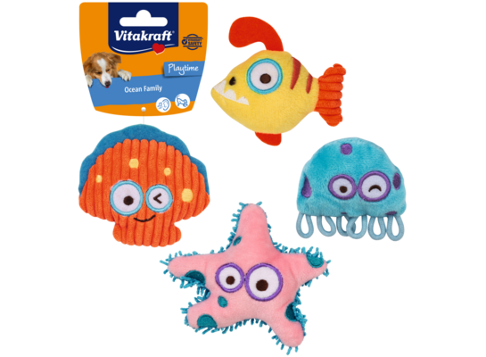 Zabawka dla psa PLUSZOWA RODZINA MORSKA Vitakraft