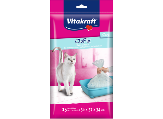 Torby higieniczne do kuwety Clofix 15 sztuk Vitakraft