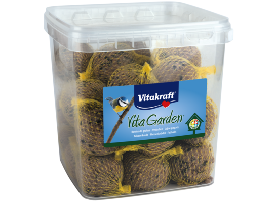 Kule tłuszczowe dla ptaków VITA GARDEN wiadro 30szt Vitakraft