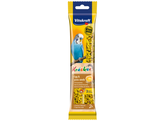 Kolba dla papugi falistej KRACKER 2szt jajko/nas traw Vitakraft