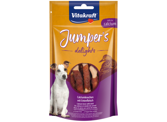Przysmak dla psa JUMPERS DELIGHTS BONAS kaczka 80g Vitakraft
