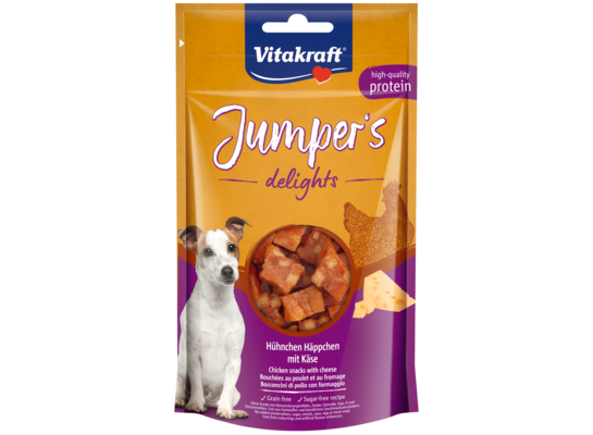 Przysmak dla psa JUMPERS DELIGHTS kurczak/ser 80g Vitakraft
