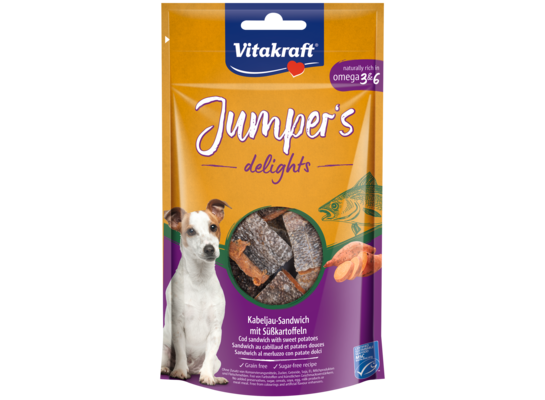 Przysmak dla psa JUMPERS DELIGHTS SANDWICH ryba 80g Vitakraft